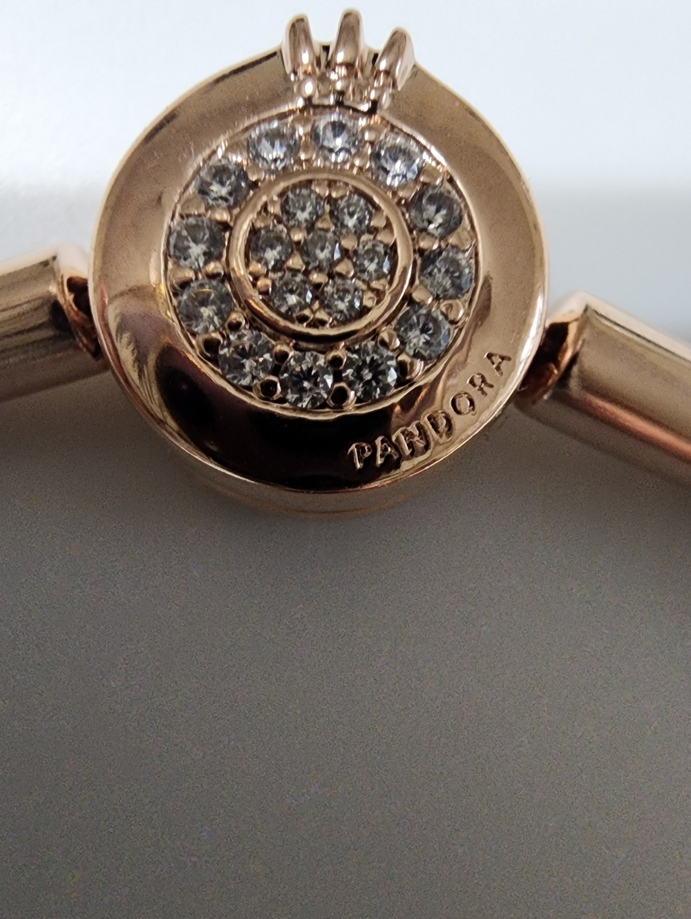 Pandora Moments Sparkling Crown O Snake Chain Bracelet - Picture 9 of 10